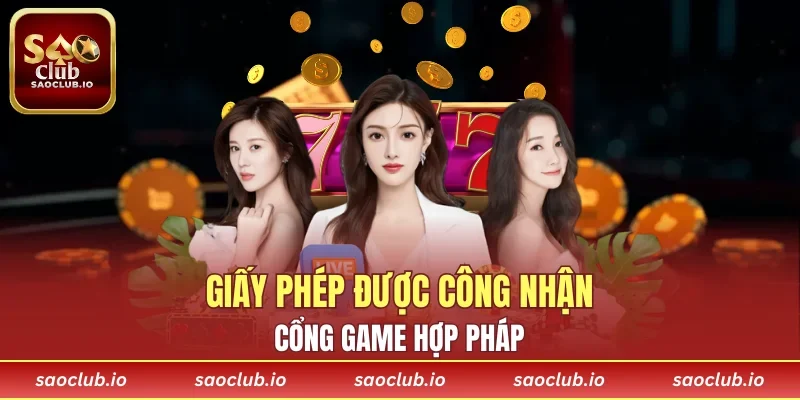 Loạt giấy phép hoạt động công nhận SAOCLUB uy tín