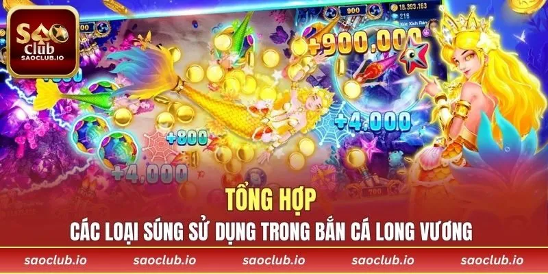 Những loại súng được dùng trong bắn cá Long Vương