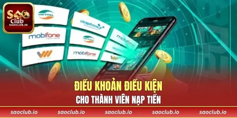 Quy định liên quan dành cho thành viên thực hiện nạp tiền online
